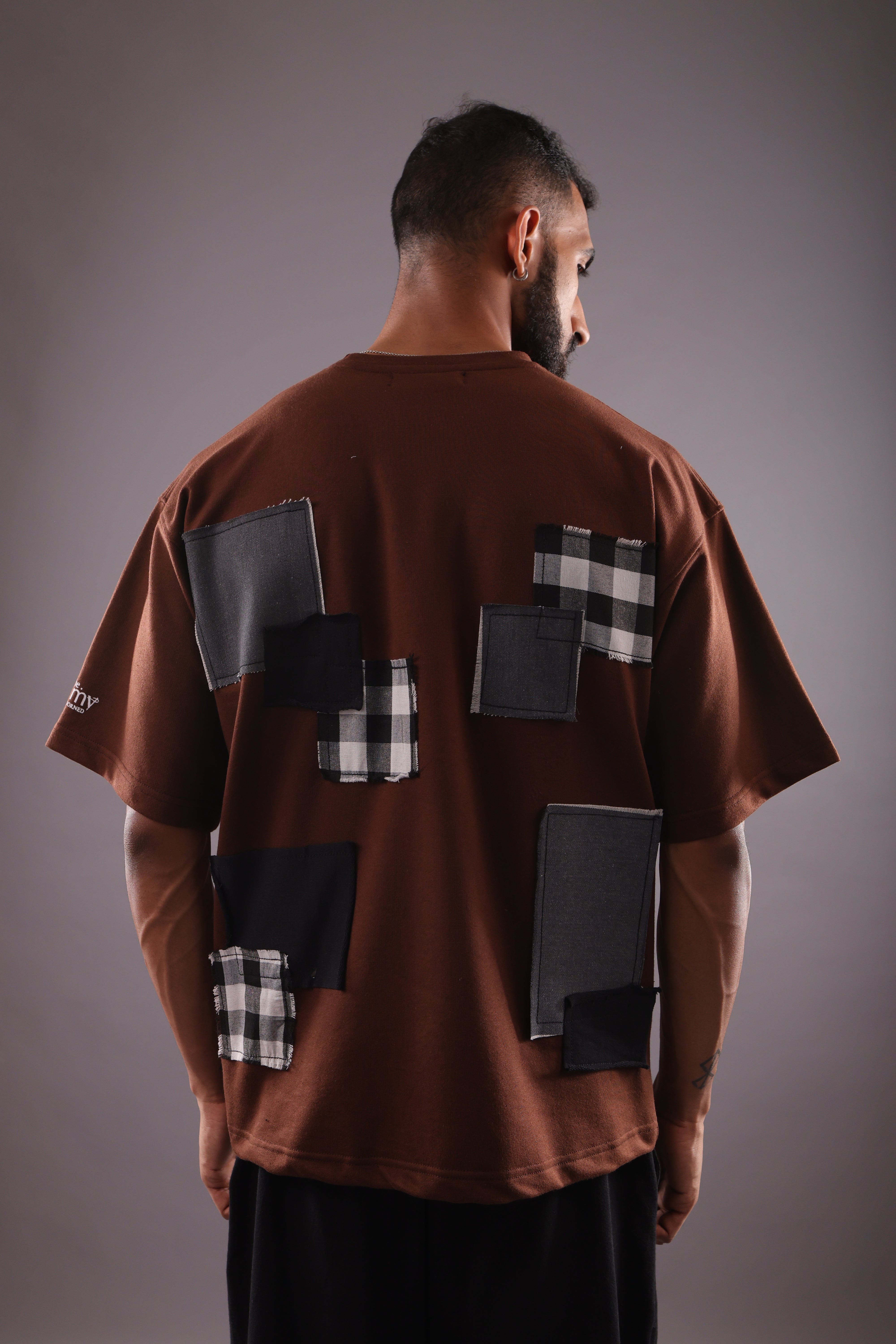 Patch It Up T-Shirt – Brown Edition - Main Image