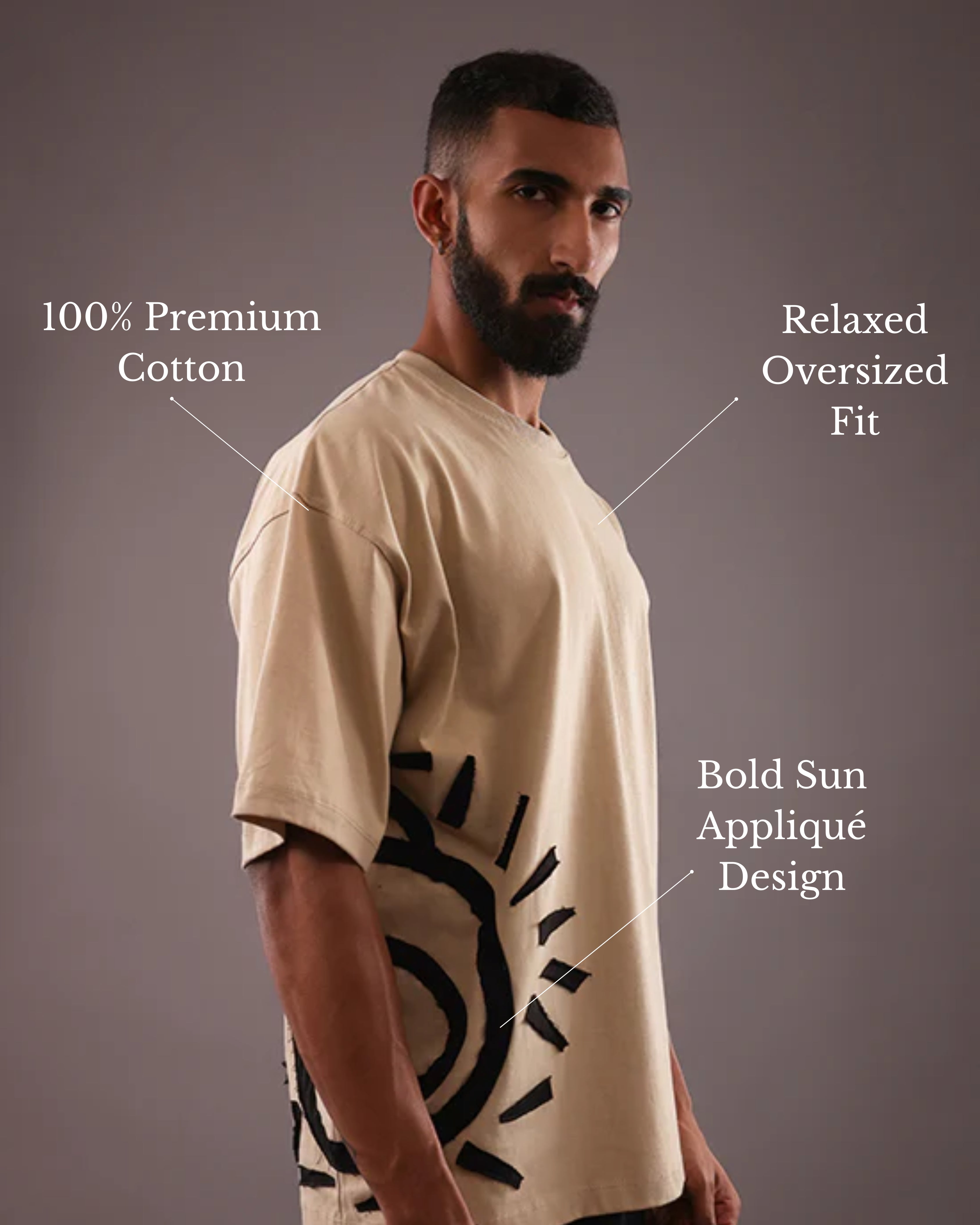 Solar Flare” Oversized T-Shirt